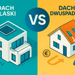 Dach płaski czy dwuspadowy: co wybrać, aby uniknąć problemów?