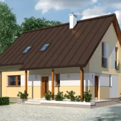 Jaki kolor elewacji do brązowego dachu i brązowych okien, aby uniknąć błędów?