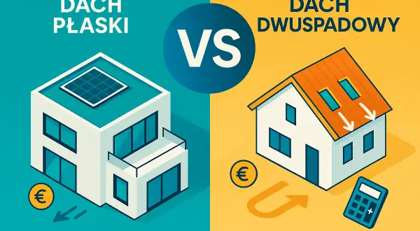 Dach płaski czy dwuspadowy: co wybrać, aby uniknąć problemów?